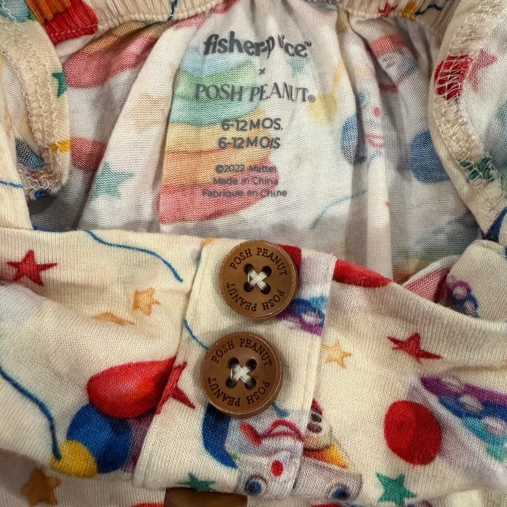 Posh Peanut Vintage Fischer Price Bubble Romper - 6-12 M